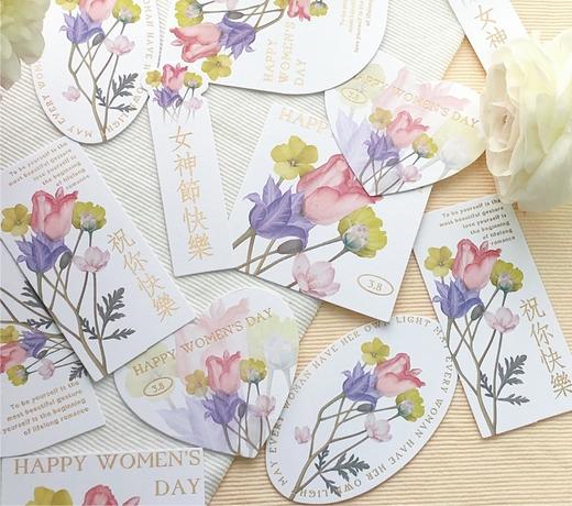 女神节 以花之名卡片（28小张/包） 商品图0