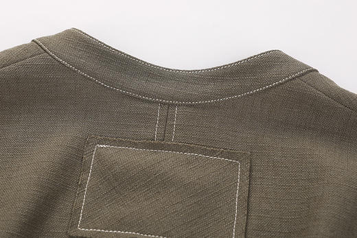 系扣圆领短袖西服 商品图7