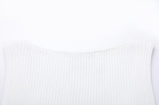粗罗纹修身针织背心 商品图7