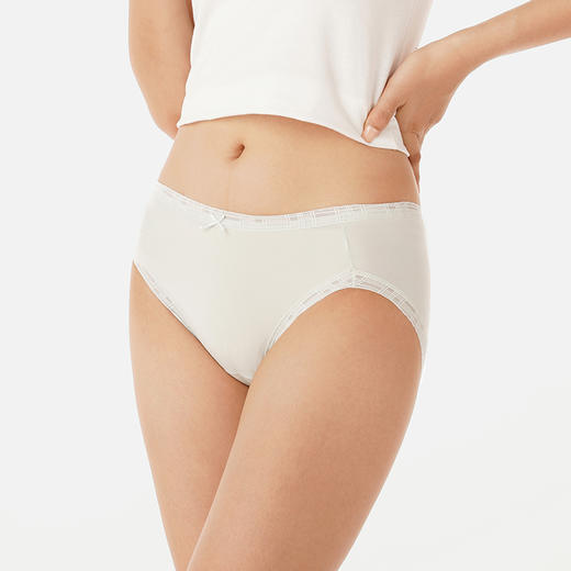 都市丽人健康系列莫代尔三角裤女士内裤新年本命年红品低腰三角裤LK33E8 商品图1