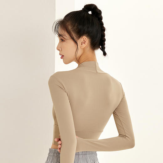 跃牌【化蝶双飞】系列带胸垫跑步普拉提训练运动健身服SYFTM0085（可拆胸垫） 商品图4