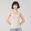 都市丽人细罗纹宽肩背心背心无胸垫LV3AA3 商品缩略图0