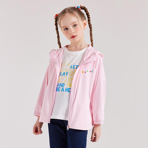 龙之涵 亲子款提花呼吸孔防晒衣 透气不憋闷 UPF50+ 吸湿排汗 婴幼儿A类标准 商品图4