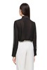 SIA SAYLOR 黑色半透明系带上衣 8880 商品缩略图2