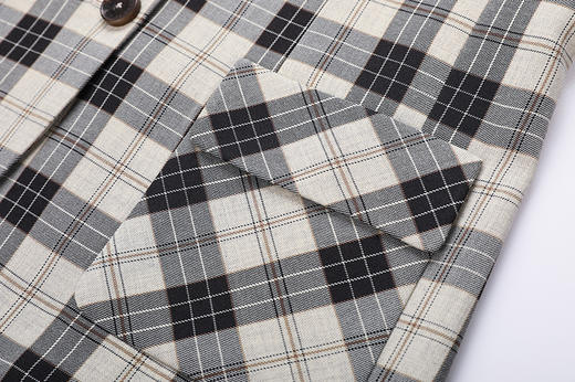 学院风格纹西服 商品图5