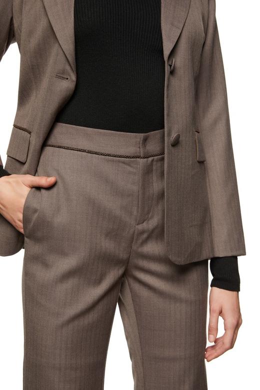 ESTELLICA 人字纹束腰西服套装 8804 商品图4