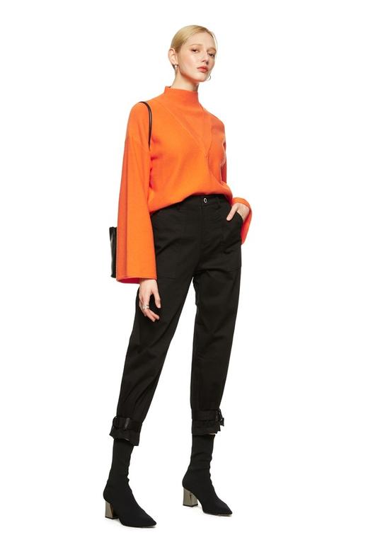 LNNNS 橙色半高领套头毛衫 8846 商品图1