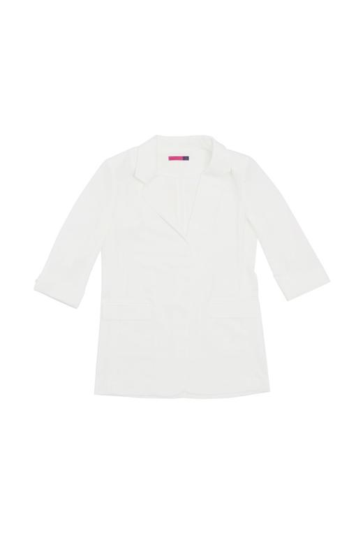 AVA 简约白色外套 5703 商品图4