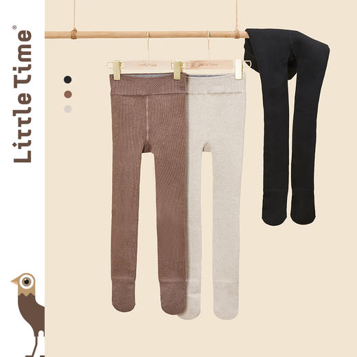 littletime女童打底裤春秋款外穿 秋冬儿童百搭连裤袜 商品图0