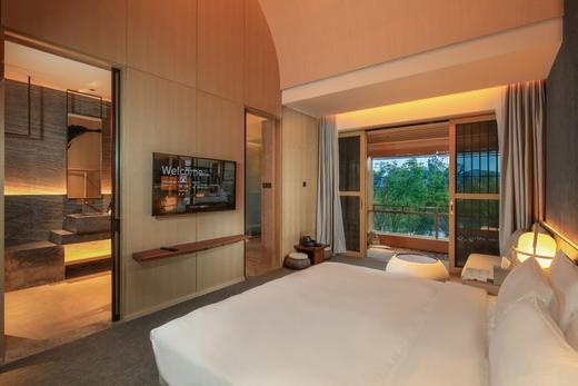 【限时特惠·4折享】¥799住大邑木莲庄酒店，湖畔日式豪华私汤房+早餐+私汤泳池+儿童乐园…大邑351号酒店mlz 商品图2