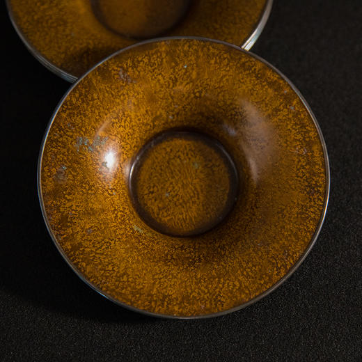 金沙纹圆铜杯托（五客） 商品图3