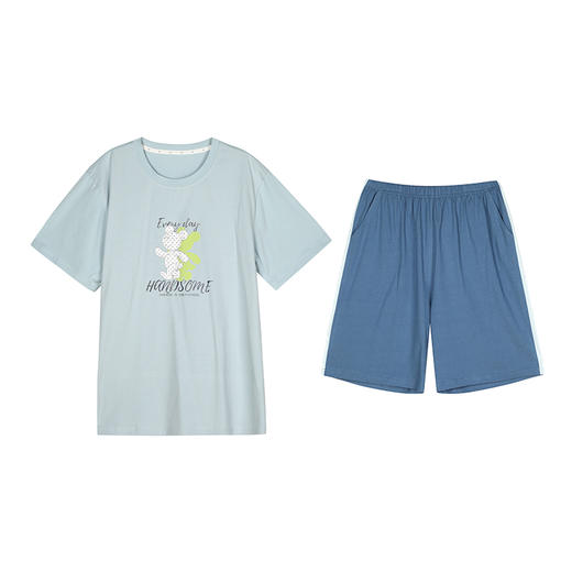 都市丽人都市锋尚32支棉质单面薄短袖家居服睡衣FH32C9 商品图4