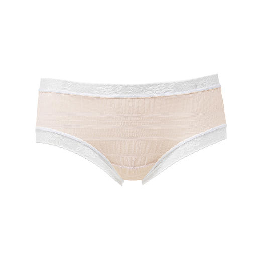 都市丽人基础系列蕾丝平角裤女士内裤低腰平角裤LK33B2 商品图5