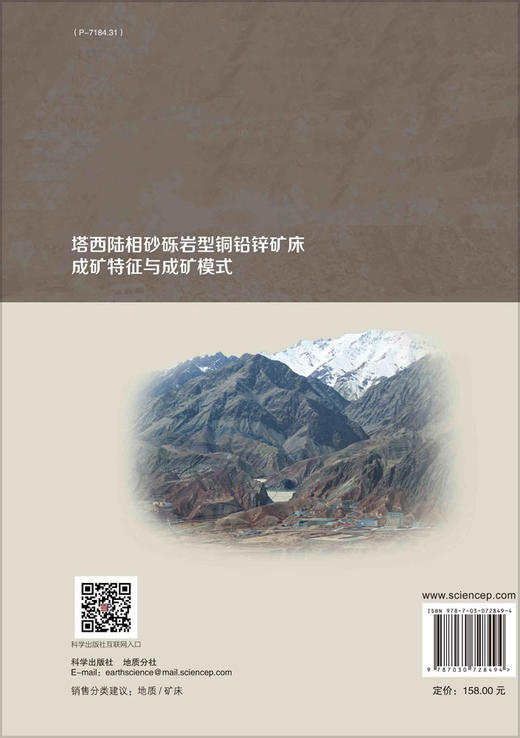 塔西陆相砂砾岩型铜铅锌矿床成矿特征与成矿模式 商品图1