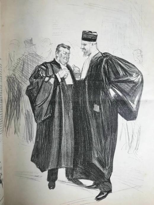 39*12.5cm！1899年 法国画报《世界画报》 数百幅版画插图 真皮精装8开 商品图6