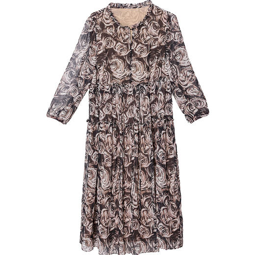 QYM SY23C12-Y花色连衣裙薄款连衣裙气质连衣裙 商品图4