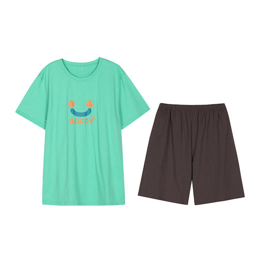 都市丽人都市锋尚32支CVC单面薄短袖家居服睡衣FH32C2 商品图3