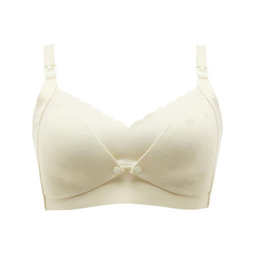 都市丽人快乐妈咪内衣C薄3/4杯蕾丝文胸四排无钢圈YB32L1 商品图3