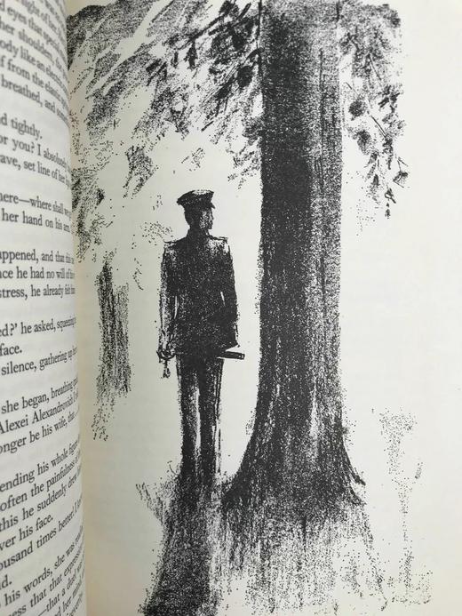 托尔斯泰《安娜·卡列尼娜》 33幅插图 精装18开带书匣 商品图6