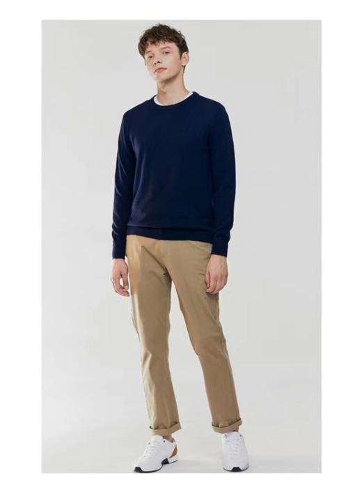 【1.3折!银泰撤柜!】意大利TONISH男士羊毛圆领套头衫X701 商品图1