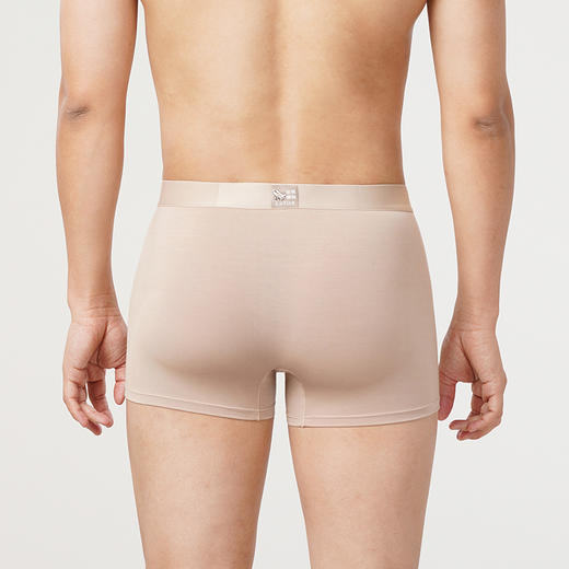 都市丽人都市锋尚简约基础40S人棉平角裤男士内裤FK3CB2 商品图2