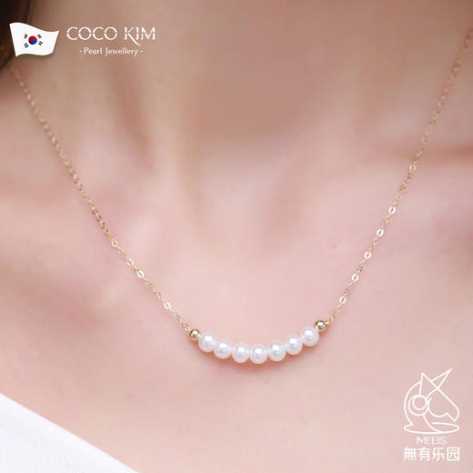COCO KIM 点缀系列 金珠微笑珍珠项链 商品图3