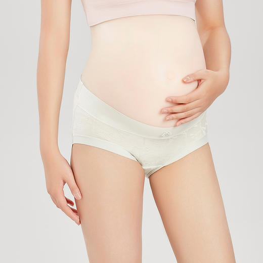 都市丽人功能系列莫代尔三角裤女士内裤孕哺可穿低腰三角裤LK37A1 商品图0
