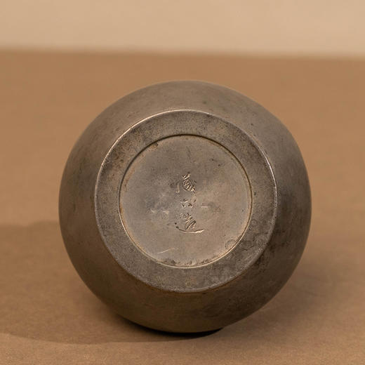 藏六造纯锡诗文茶入 商品图3