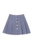 ZVY 灰蓝色高腰百褶短裙 5207 商品缩略图4