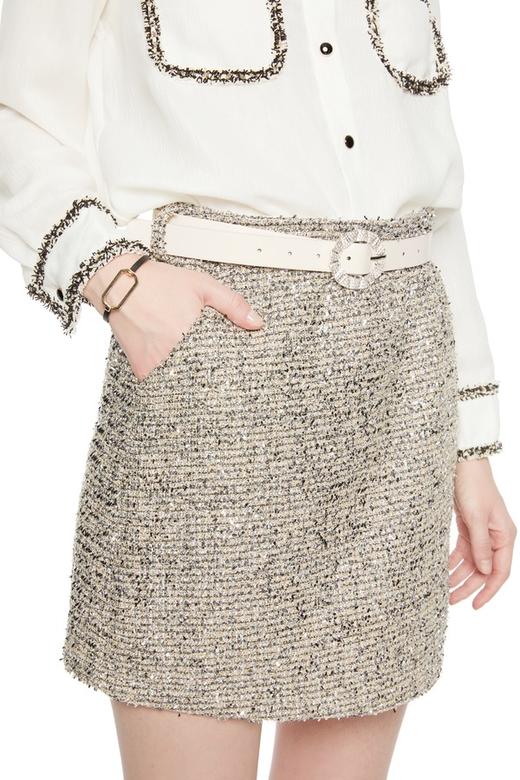 OCTAVIA 小香风银色半身裙 5966 商品图2