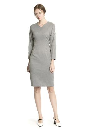 OCTAVIA 黑白格子连衣裙 1605