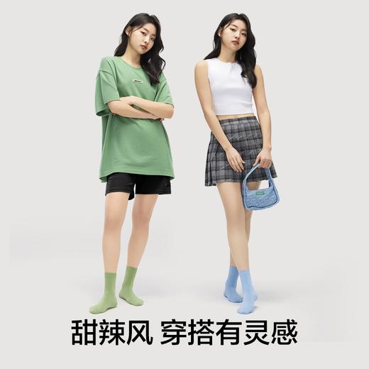 有棵树纯棉抑菌吸湿排汗女士中筒袜6双装C-S4002 商品图4