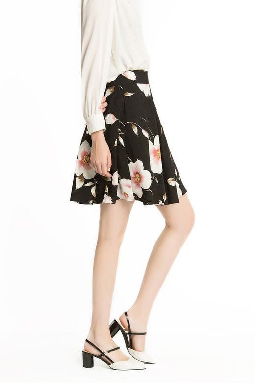 OCTAVIA 典雅花卉印花伞裙 1641 商品图2