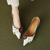 小香风时尚潮流，真皮低跟单鞋HBP-5055 商品缩略图0