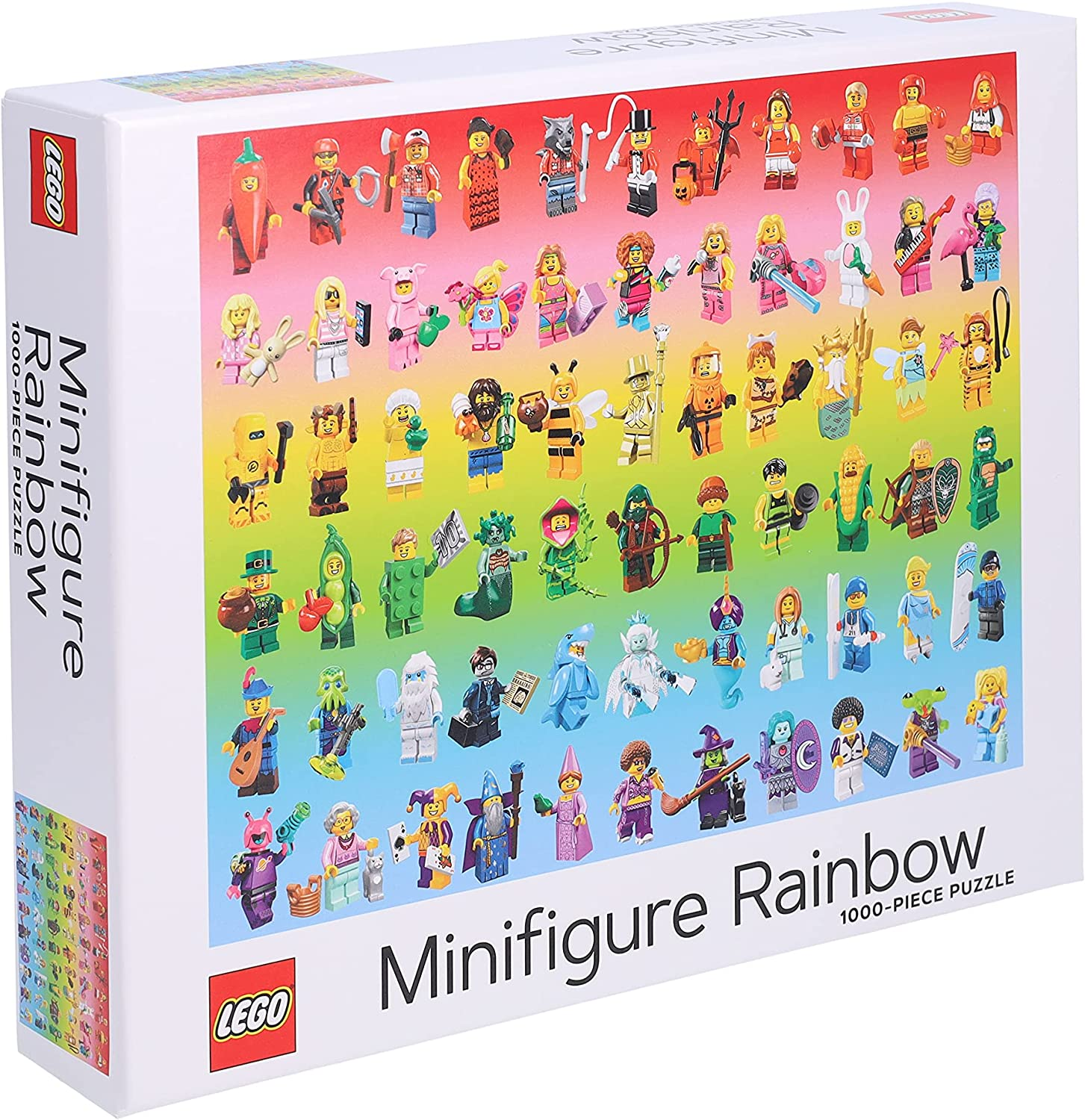 LEGO Minifigure Rainbow 1000Piece Puzzle