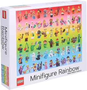 LEGO Minifigure Rainbow 1000Piece Puzzle