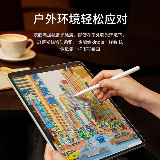 倍思 0.15mm全覆盖类纸膜 For Pad mini （2021）8.3寸 透明 商品图5