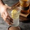 「两款尺寸！日式竖纹杯」日式竖纹玻璃咖啡杯 泡茶杯条纹手冲挂耳咖啡杯颜值筋纹隔热茶杯餐饮用具 商品缩略图1