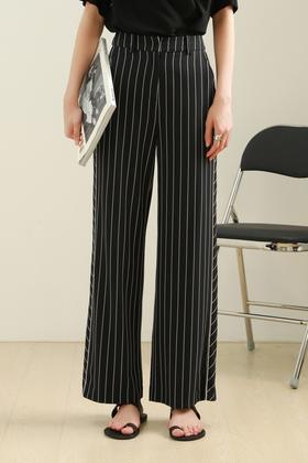 Betu百图 条纹拼接休闲裤 5243