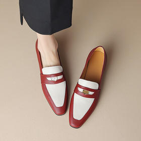 时尚潮流，真皮低跟单鞋HBP-5088