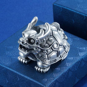 子佩集S999银【幽冥玄武】茶宠【YHCC004】手把件仿古纯银2302