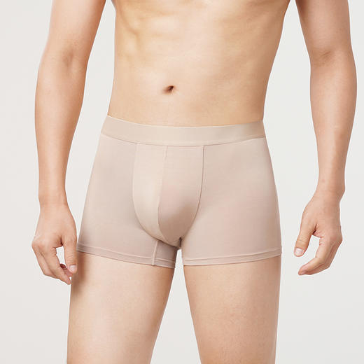 都市丽人都市锋尚简约基础40S人棉平角裤男士内裤FK3CB2 商品图0
