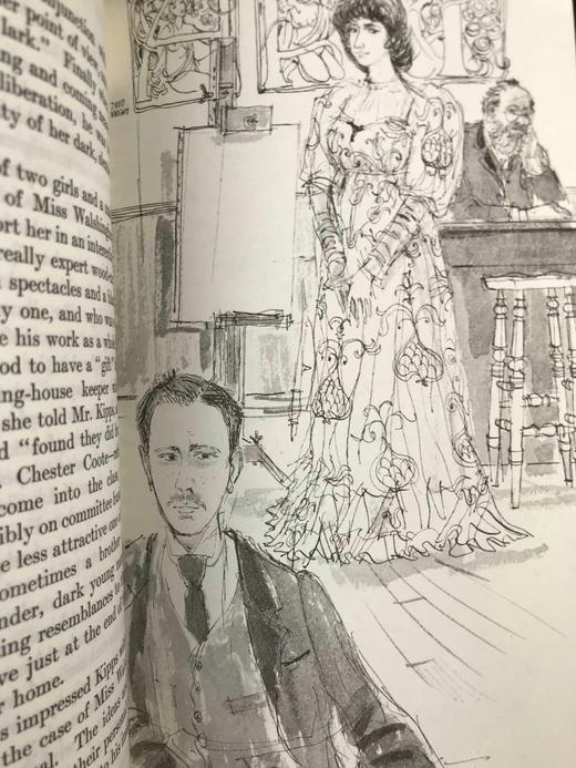 赫伯特·乔治·威尔斯《基普斯》 8幅插图 苍鹭出版社（HeronBooks）复古仿皮精装本 商品图9