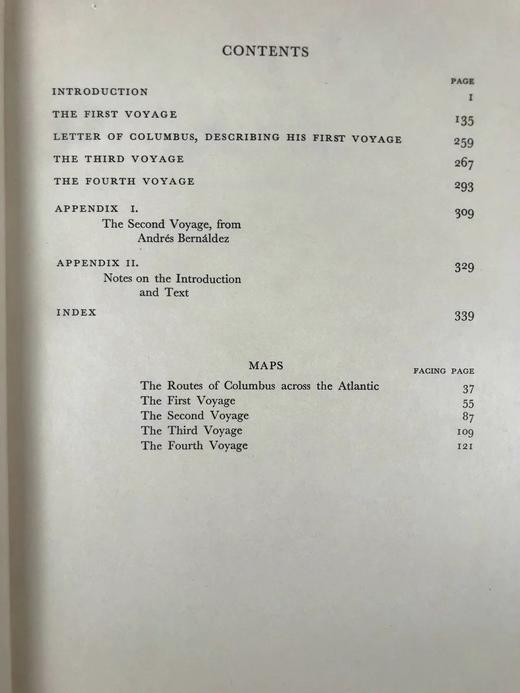 限量版毛边本！1930年 哥伦布航海记 5幅地图 布面精装16开 商品图3