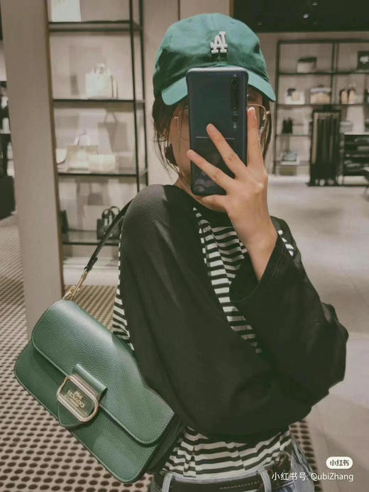 绿色25折 ¥1180！Coach Morgan腋下包🔥蔻驰新品摩根法棍包，复古墨绿色真的太戳我了～ 商品图5