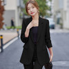 XZ-GD772-B136西装外套女春季感时尚休闲后开叉女神范通勤风套装女设计感 商品缩略图4