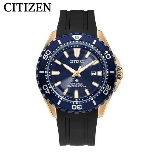 西铁城日本官方正品夜光专业潜水时尚光动能男表BN0196-01L 商品图2