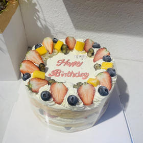 水果裸蛋糕—水果生日蛋糕