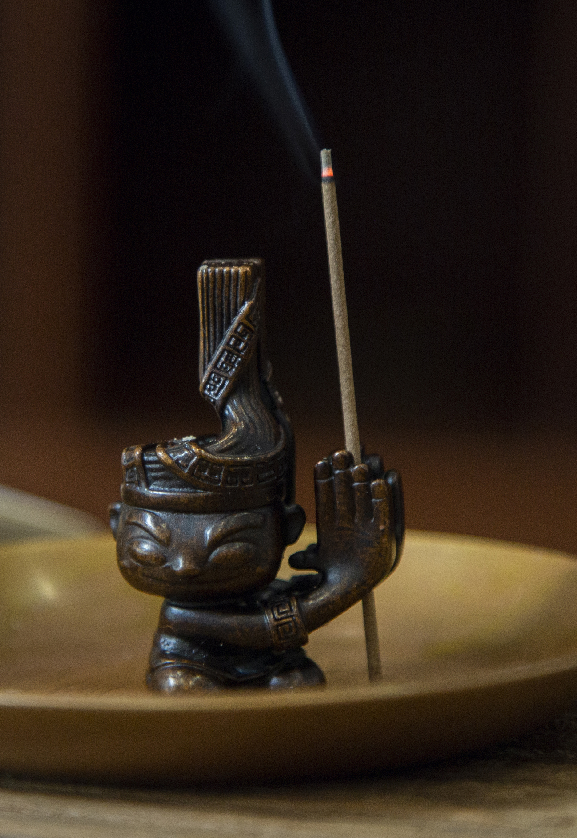 三星堆祈福神像香插