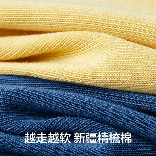 有棵树纯棉抑菌吸湿排汗男士中筒袜6双装C-O3003 商品图4